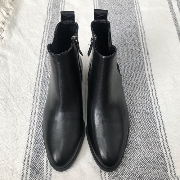 dkny black booties